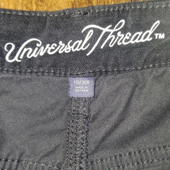 Black velvet high rise skinny pants Universal Thread Size 10 NEW - Picture 7 of 11